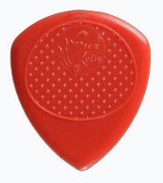 Fred Kelly Delrin Fat Flat 2.02mm - Red, One Pick