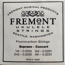Fremont STR-F Clear Fluorocarbon Strings Soprano and Concert Ukulele