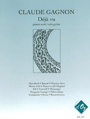 Gagnon | Deja Vu for solo guitar
