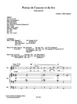 Gagnon | Poeme de l'amour et du feu - for high voice and organ