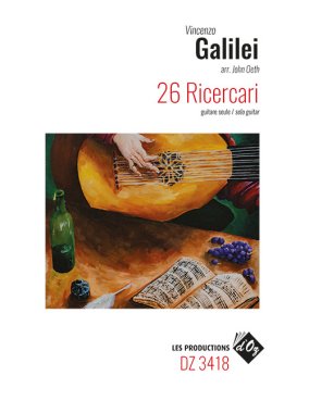 Galilei | 26 Ricercari arr. by Oeth for solo guitar