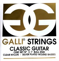 Galli C007 Ball End Classical Guitar Strings, Full Set