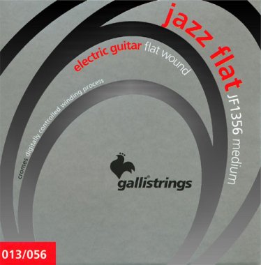Galli G-JF13 Medium Jazz Flatwound Stainless Steel Electric 13-56