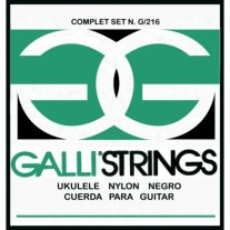 Galli G216 Negro Black Nylon Ukulele Strings, Tenor