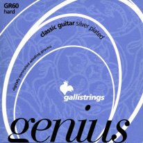 Galli Genius GR60 Nylon HT Classical Guitar Strings, Treble Set
