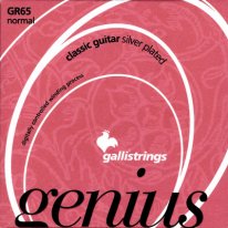Galli Genius GR65 Nylon NT Classical Guitar Strings, Treble Set