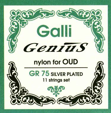 Galli Genius GR75 Oud New Cristal Nylon 11 String Set, 22-40