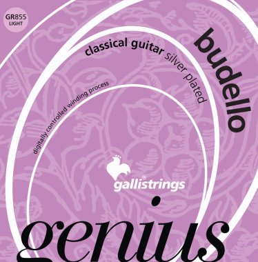 Galli Genius GR855 Budello Classical Guitar Strings, Full Set