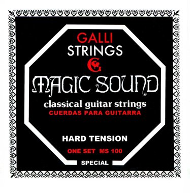 Galli Magic Sound MS100 Hard Tension Classical Guitar Strings, Full Set