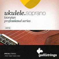 Galli UX710 Bionylon Professional Series Ukulele Strings, Soprano