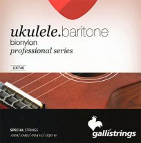 Galli UX740 Bionylon Professional Series Ukulele Strings, Baritone