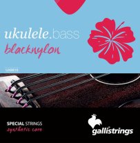 Galli UXB810 Black Nylon Round Wound Ukulele Bass Strings - 20.5" scale
