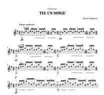 Gaudreau | Tel un songe for solo guitar