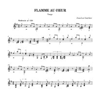 Gauthier | Flamme au coeur for solo guitar