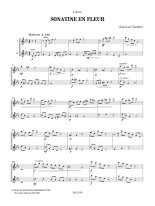 Gauthier | Sonatine en fleur for 2 flutes