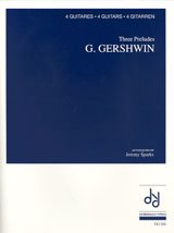 Gershwin | Three Preludes for 4 guitars