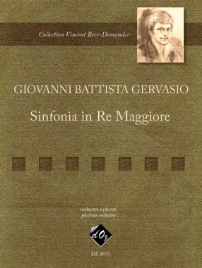 Gervasio | Sinfonia In Sol Maggiore for plectrum orchestra