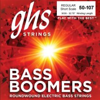 GHS 3035 Boomers Roundwound Electric Bass Strings 50-107 Short Scale