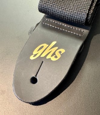 GHS Black Ranger Guitar Strap - A8BK