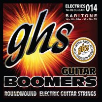 GHS Boomers CU-BARI Baritone Electric Guitar Strings 14-70