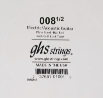 GHS Boomers Plain Steel .0085 Single String
