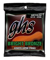 GHS Bright Bronze 80/20 BB40M Acoustic Guitar Strings Med 13-56