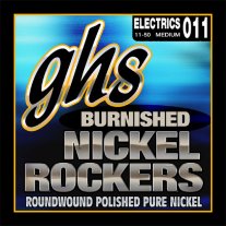 GHS Burnished Pure Nickel Rockers BNR-M Electric Guitar 11-50