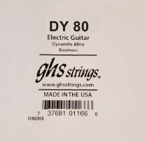 GHS DY80 Boomers .080 Compound Wound Single Guitar String