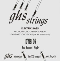 GHS DYB105 Bass Boomers .105 Roundwound, Electric Bass Single String