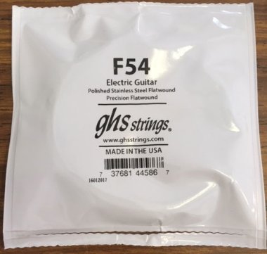 GHS F54 Precision Flatwound .054 Stainless Steel Single String