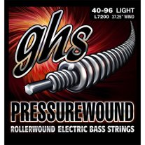 GHS L7200 Pressurewound Electric Bass Strings 40-96 Light