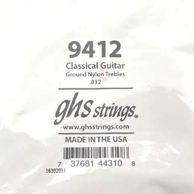 GHS La Classique 9412 - 2nd string (b) .032 micro-ground nylon