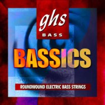 GHS M6000-5 Bassics Roundwound Electric Bass Strings 44-130, 5-string