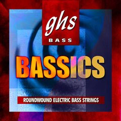GHS M6000-5 Bassics Roundwound Electric Bass Strings 44-130, 5-string