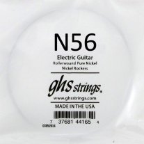 GHS N56 Nickel Rockers .056 Rollerwound Pure Nickel Single String