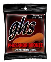 GHS Phosphor Bronze Acoustic Guitar Strings S335 Med 13-56