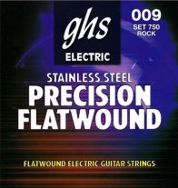GHS Precision 750 Flatwound Stainless Electric Guitar Ultra Light 09-42
