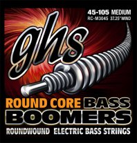 GHS RC-M3045 Round Core Bass Boomers Electric Bass Medium 45-105