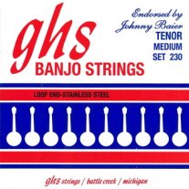 GHS Set 230 Johnny Baier Tenor Banjo Medium Phosphor Bronze 11-30