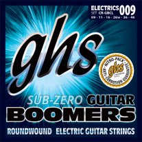 GHS Sub-Zero Boomers Electric Guitar Strings Custom Light 9-46