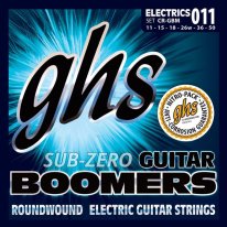 GHS Sub-Zero Boomers Electric Guitar Strings Medium 11-50