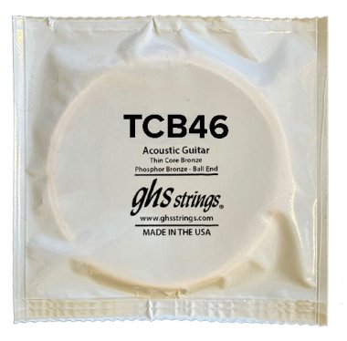 GHS Thin Core Phosphor Bronze Acoustic Guitar Single String, .046