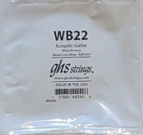 GHS White Bronze Acoustic Guitar Single String, .022