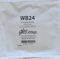GHS White Bronze Acoustic Guitar Single String, .024