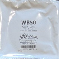 GHS White Bronze Acoustic Guitar Single String, .050