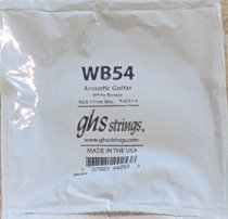GHS White Bronze Acoustic Guitar Single String, .054
