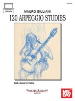 Giuliani | 120 Arpeggio Studies (Book + Online Video) for solo guitar