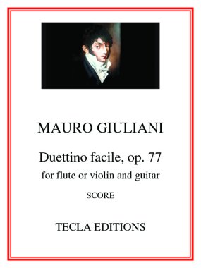 Giuliani | Duettino facile, op. 77 for guitar and flute | PDF Download