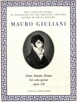 Giuliani | Gran Sonata Eroica op. 150 for solo guitar - Paperbound