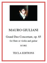 Giuliani | Grand Duo Concertant, op. 85 for guitar and flute | PDF DL